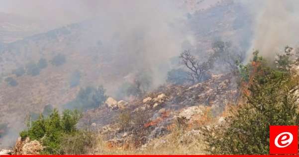 الدفاع المدني: إخماد حريق مساحة شاسعة من الأعشاب والأشجار في جبل عنجر ومجدل عنجر