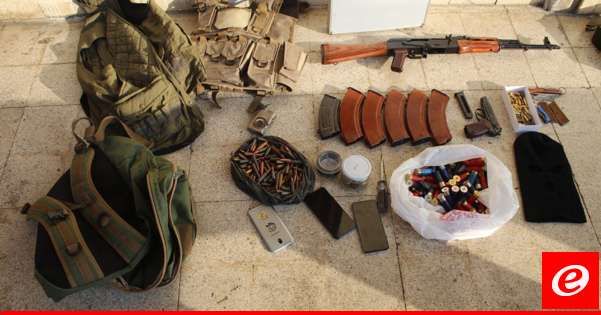 الجيش: توقيف 6 أشخاص بجرائم مختلفة في أبي سمرا والحارة البرانية وحي الشراونة