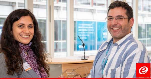 الدكتور نائل بري من الجامعة اللبنانية يحصل على جائزة التميّز في جامعة باث البريطانية