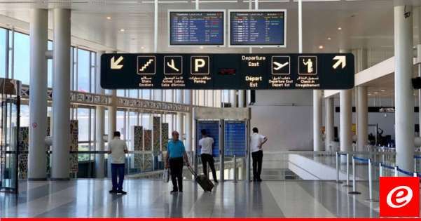 ارتفاع عدد الوافدين إلى لبنان بنسبة 124 بالمئة في النصف الأول من حزيران