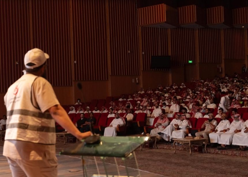 550 متطوعًا قدموا الخدمات الإسعافية لـ 26950 حاجًا في المشاعر