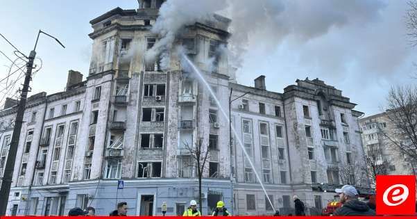 هجوم جوي روسي أصاب شخصين وألحق أضرارا بمنشآت طاقة أوكرانية