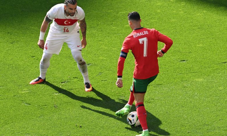 بالأرقام.. تقييم رونالدو بعد فوز البرتغال على تركيا في يورو 2024