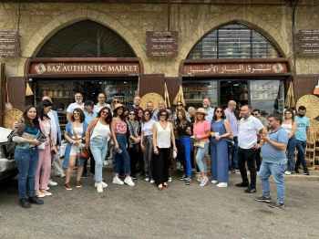 جولة لنادي الصحافة في عاليه وعين تراز ورشميا والرملية بدعوة من جمعية الثروة الحرجية