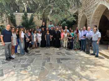 جولة لنادي الصحافة في عاليه وعين تراز ورشميا والرملية بدعوة من جمعية الثروة الحرجية