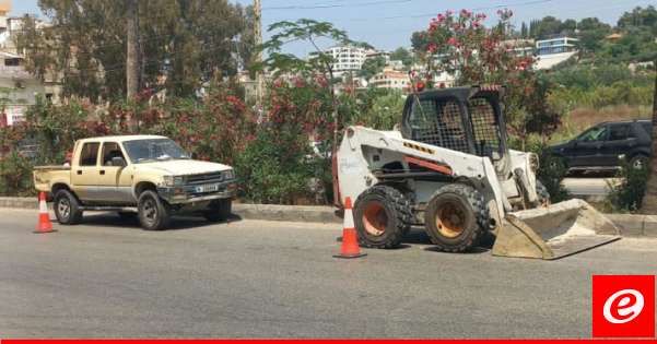 بلدية صيدا واصلت حملة تزفيت الحفر الكبيرة في المدينة والجوار