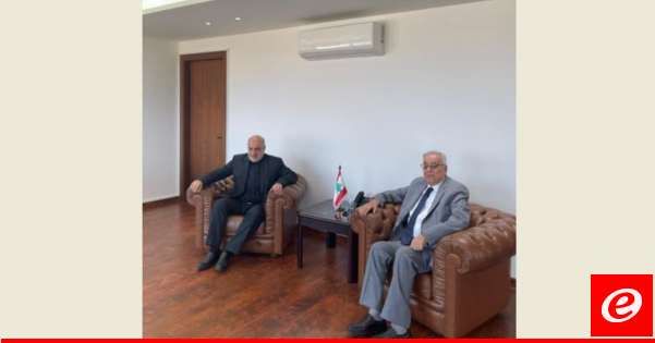 بوحبيب التقى السفير الايراني وعرض معه الاوضاع والتطورات في لبنان والمنطقة