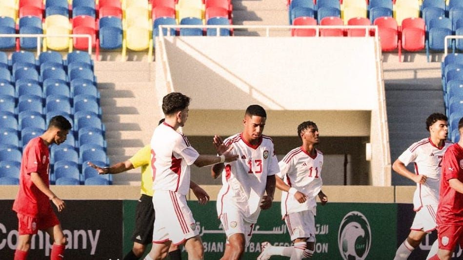 الامارات | الأبيض الشاب يتخطى البحرين بثلاثية في بطولة غرب آسيا