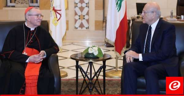 ميقاتي استقبل بارولين وبحث مع الخليل في امور مالية واقتصادية