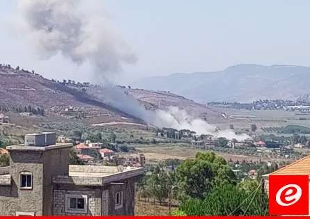 "النشرة": قصف اسرائيلي استهدف وادي حامول وغارتان استهدفتا عيتا الشعب والخيام والضهيرة