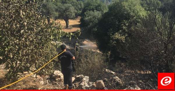 "النشرة": الدفاع المدني ما زال يعمل على اخماد الحرائق الناتجة عن غارة كفرشوبا