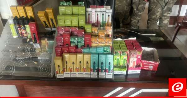 الريجي ضبطت كميات من المعسل المزوّر والسيجارة الالكترونية في الشمال