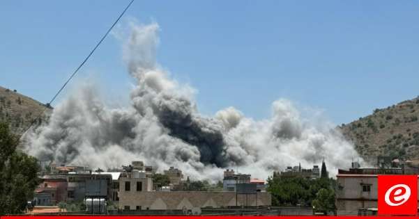 "النشرة": الطيران الاسرائيلي اغار على بلدة عيترون وخرق جدار الصوت في اجواء الجنوب