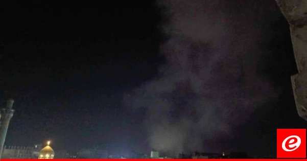 قصف اسرائيلي يستهدف محيط منطقة السيدة زينب جنوب العاصمة السورية دمشق