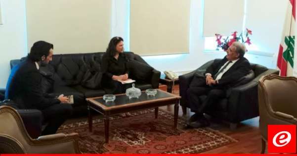 الخوري بحث مع ممثلة الـ"UNDP" بالمشاريع والأنشطة المشتركة بين وزارة العدل والبرنامج