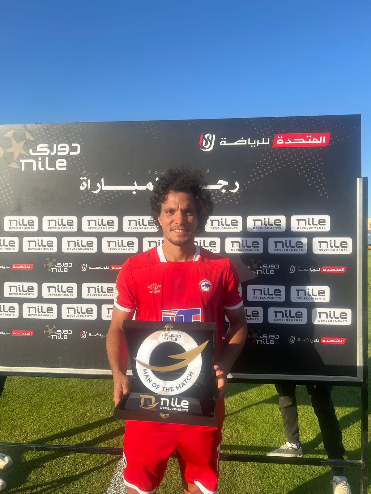 عمرو السيسي رجل مباراة الجونة ومودرن فيوتشر