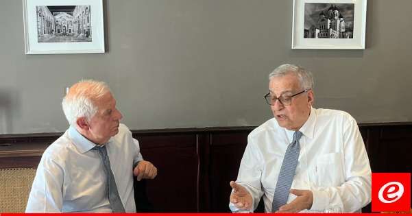 بوحبيب بحث مع مسؤولين بالاتحاد الأوروبي بالمبادرات الدبلوماسية لخفض التصعيد وتجنب حرب واسعة