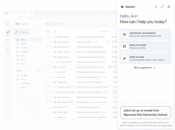 تكنولوجيا: جوجل تجلب Gemini إلى اللوحة الجانبية في تطبيق Gmail