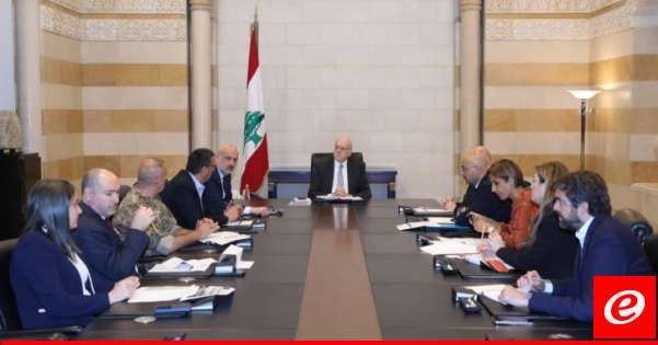 ميقاتي ترأس اجتماعا وزاريا بحث بخطوات دعم أهالي الجنوب وتلقى اتصالا من وزير خارجية النمسا