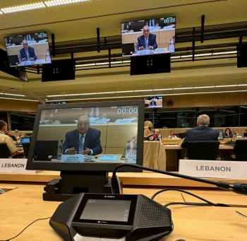 بوحبيب بحث مع مسؤولين بالاتحاد الأوروبي بالمبادرات الدبلوماسية لخفض التصعيد وتجنب حرب واسعة