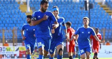 التعادل الإيجابى 1-1 بين سموحة وبيراميدز فى الشوط الأول .. فيديو