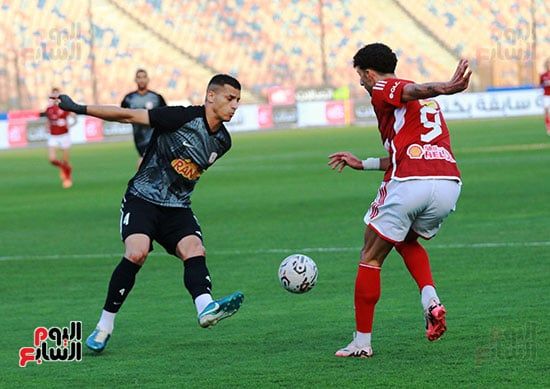 الأهلي يتقدم على فاركو بهدف حسين الشحات فى الشوط الأول