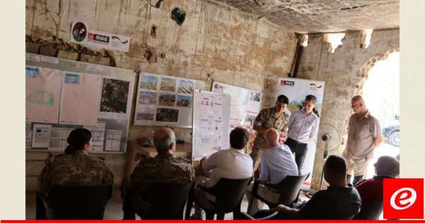 الجيش: زيارة السفير الألماني منطقة الناعمة – الشوف لتفقُّد أعمال تنظيفها من الألغام