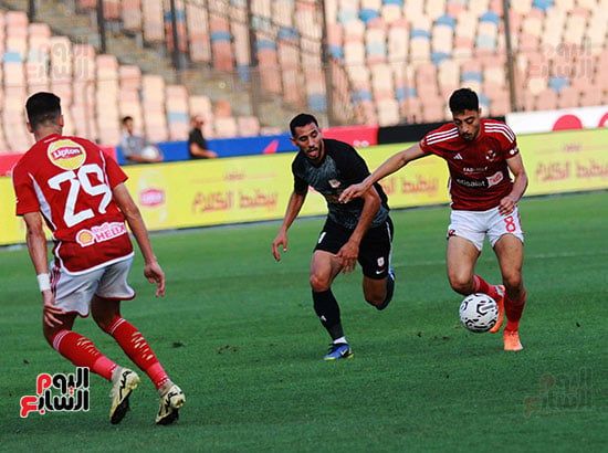 الأهلي يتقدم على فاركو بهدف حسين الشحات فى الشوط الأول