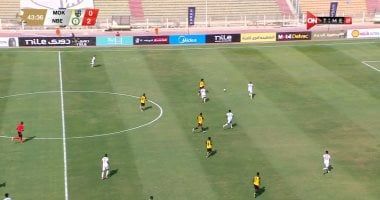 البنك الأهلي يتقدم 2-0 على المقاولون في الشوط الأول.. فيديو