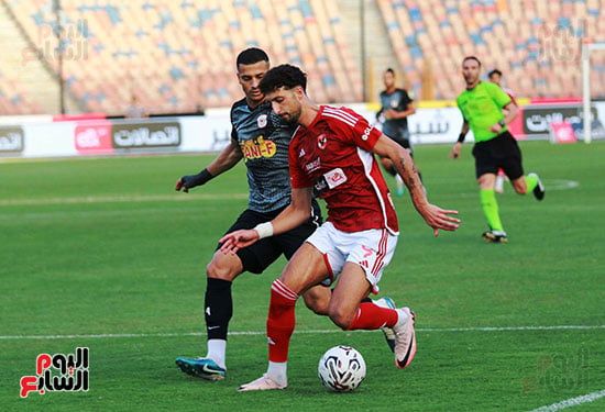 الأهلي يتقدم على فاركو بهدف حسين الشحات فى الشوط الأول