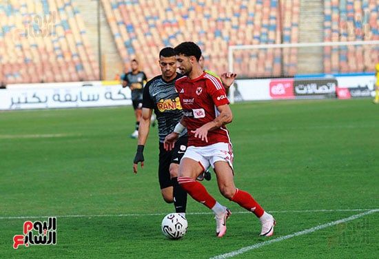الأهلي يتقدم على فاركو بهدف حسين الشحات فى الشوط الأول