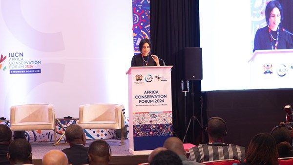 رزان المبارك تشارك في أعمال المنتدى الأفريقي للحفاظ على الطبيعة