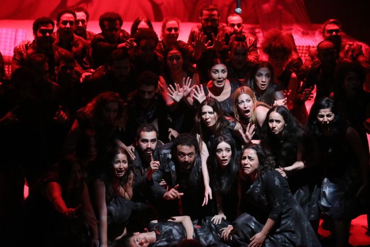 افتتاح عرض "حاجة تخوف" بمركز الإبداع الفني للمخرج خالد جلال.. صور