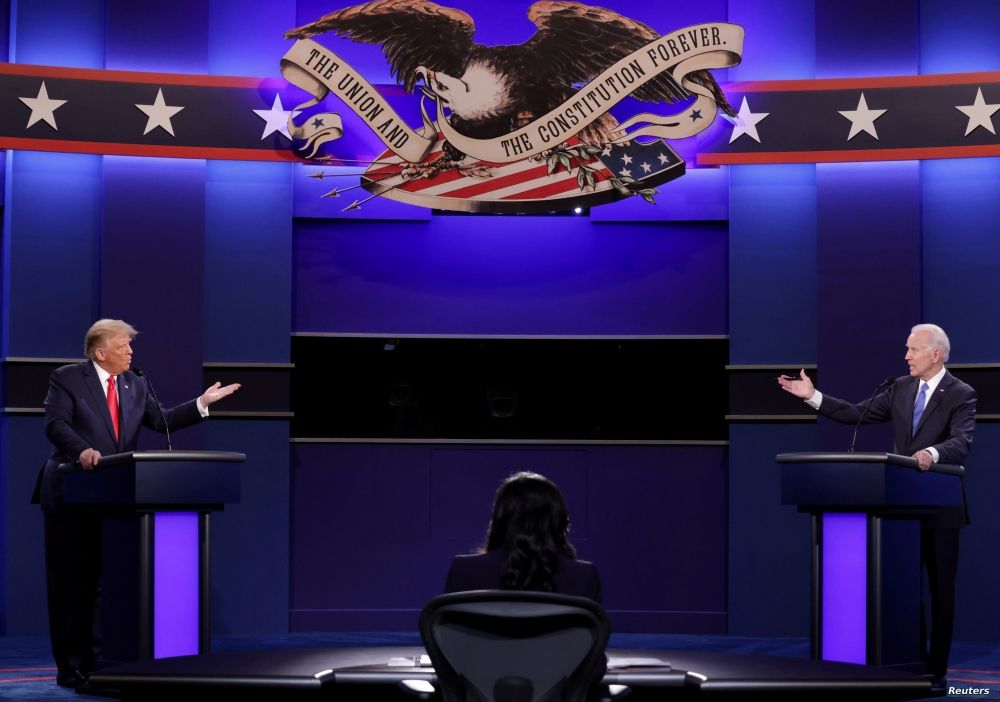 38 مقابل 33.. ترامب استحوذ على الوقت الأكبر في مناظرته مع بايدن
