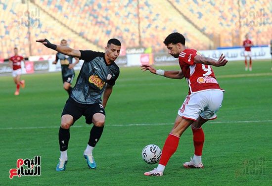 الأهلي يتقدم على فاركو بهدف حسين الشحات فى الشوط الأول