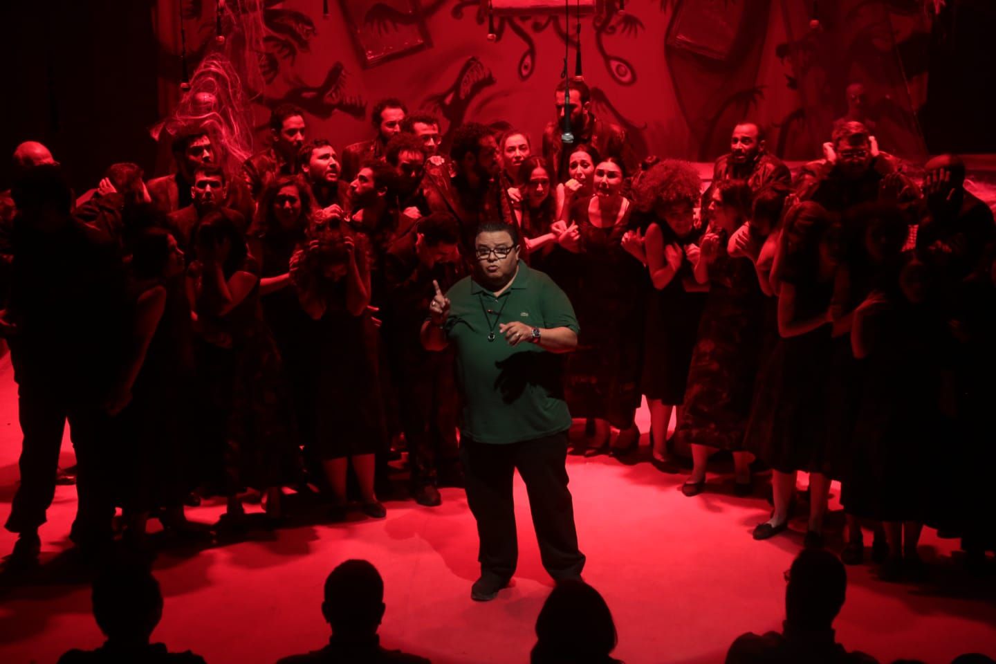 "حاجة تخوف".. وزيرة الثقافة تشد مشروع تخرج قسم التمثيل باستديو المواهب