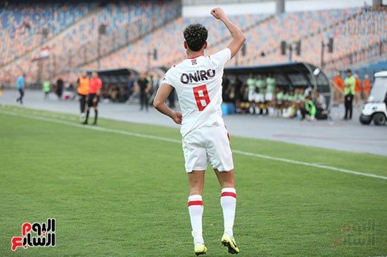 دونجا يسجل الهدف الثانى للزمالك فى شباك سيراميكا