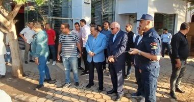 محافظ الجيزة يوجه بسرعة إصلاح خط مياه ميدان فينى لعودة الخدمة