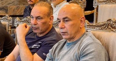 جهاز منتخب مصر يحضر مباراة الزمالك وسيراميكا باستاد القاهرة