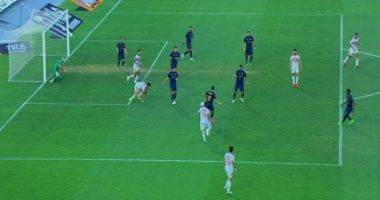 الزمالك يتقدم 2-1 على سيراميكا فى الشوط الأول وإلغاء ركلة جزاء للأبيض.. فيديو
