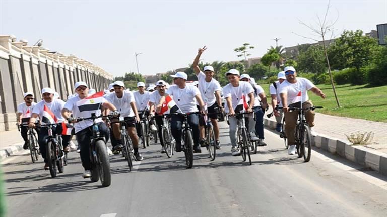 بماراثون دراجات.. جامعة بنها الأهلية تحتفل بذكرى ثورة 30 يونيو