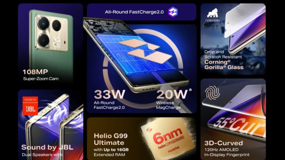 قبل الإطلاق الرسمي.. الكشف عن ميزات Infinix Note 40s