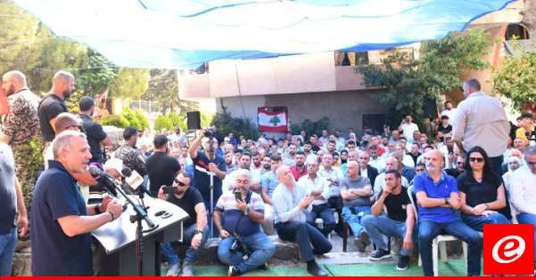 باسيل من البيرة: عندما تريد اسرائيل الاعتداء علينا فحتما سنكون مع بعضنا ضد الاجنبي