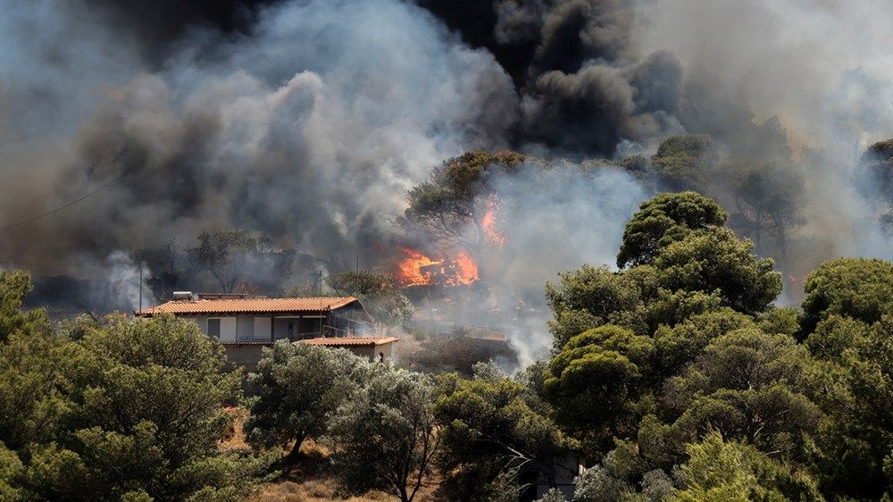 اندلاع حريق غابات جديد قرب العاصمة اليونانية