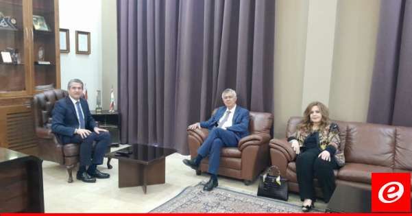 ابو جودة التقى السفير البرازيلي وبحثا بسبل تطوير التعاون بين محافظة البقاع وسفارة البرازيل