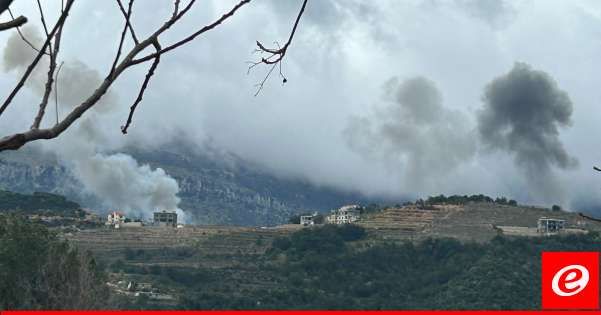 الطيران الحربي الاسرائيلي أغار على بلدة كفركلا لمرتين متتاليتين