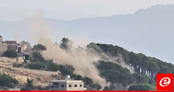 "النشرة": قصف مدفعي إسرائيلي طاول منطقة الخريبة خراج راشيا الفخار في حاصبيا