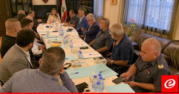 الترك ترأست اجتماعا لمجلس الامن الفرعي في النبطية لبحث الاجراءات استعدادا لموسم عاشوراء