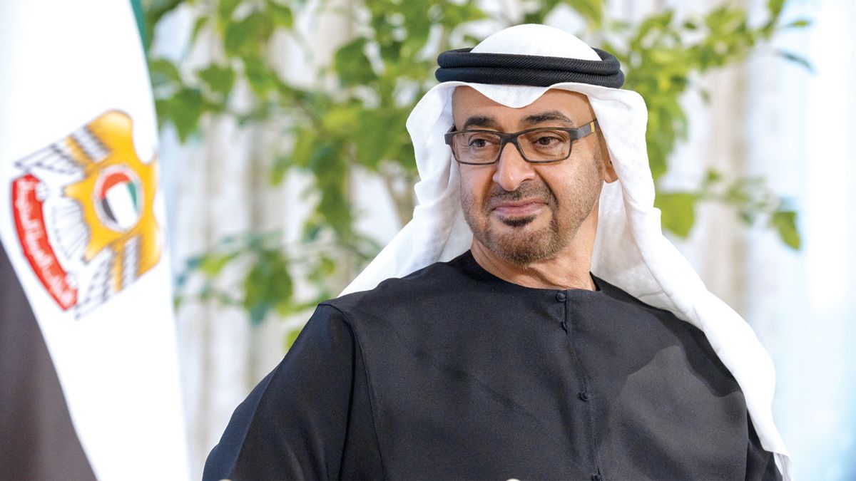 الامارات | رئيس الدولة يهنئ هاتفياً محمد ولد الشيخ الغزواني بإعادة انتخابه