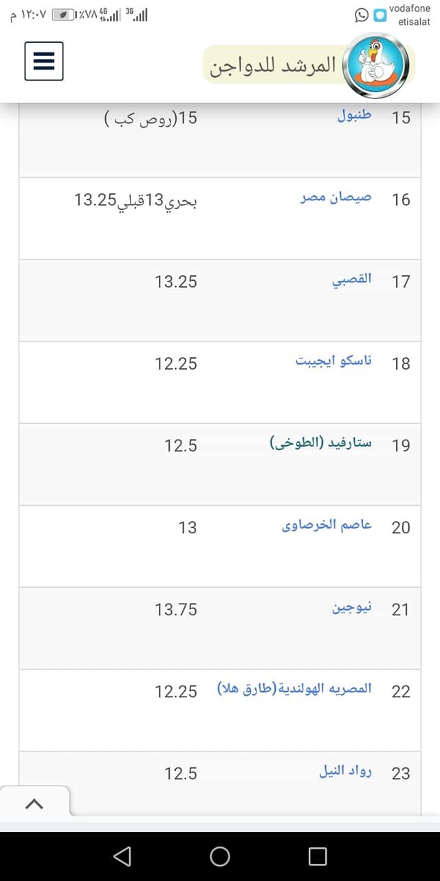سعر الكتكوت الأبيض اليوم الثلاثاء 2 يوليو 2024 في مخلتف الشركات